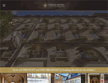 Tablet Screenshot of odeonhotel.fr